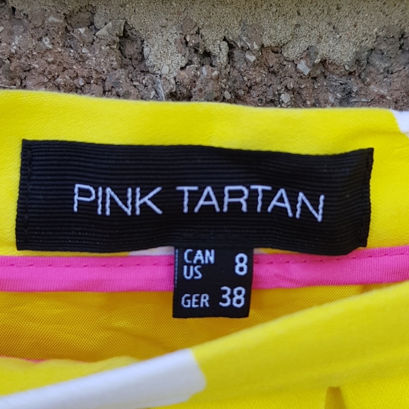 Pink Tartan Polka Dot Skirt 💙💛 Proceeds for Ukraine - Picture 4 of 9